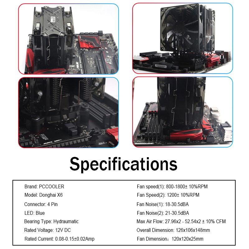 Pccooler-12V-X6-4-Pin-Double-Blue-LED-Copper-CPU-Cooler-Cooling-Fan-For-AMD-AM4-Intel-LGA-775-1323717