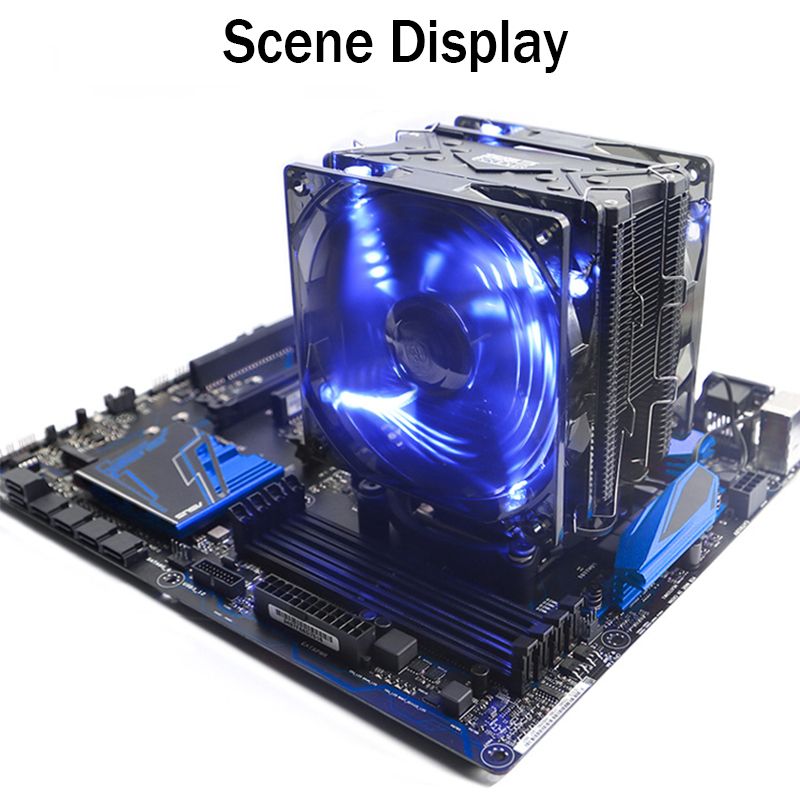 Pccooler-12V-X6-4-Pin-Double-Blue-LED-Copper-CPU-Cooler-Cooling-Fan-For-AMD-AM4-Intel-LGA-775-1323717