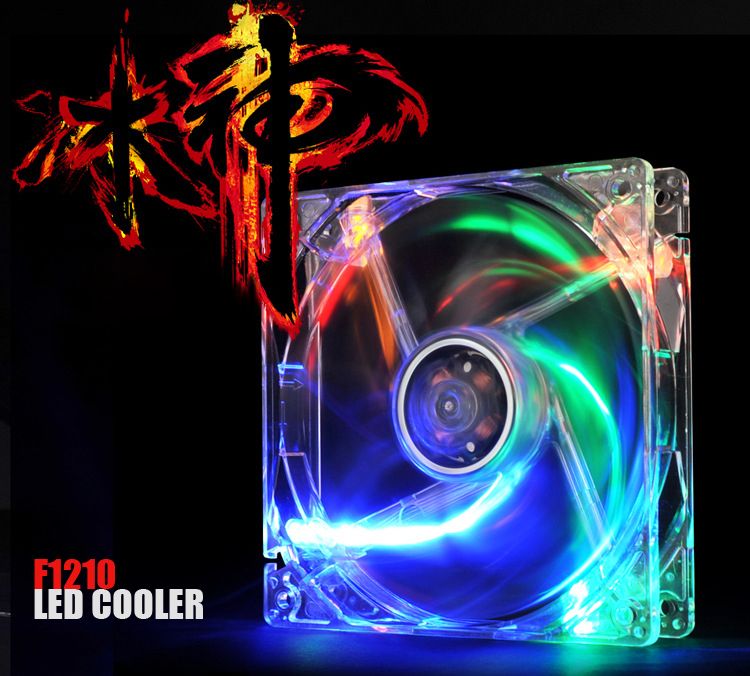 Pccooler-F1210-3-Pin-12CM-Multiple-Colors-Colorful-LED-Computer-Case-Cooler-Cooling-Fan-1171792