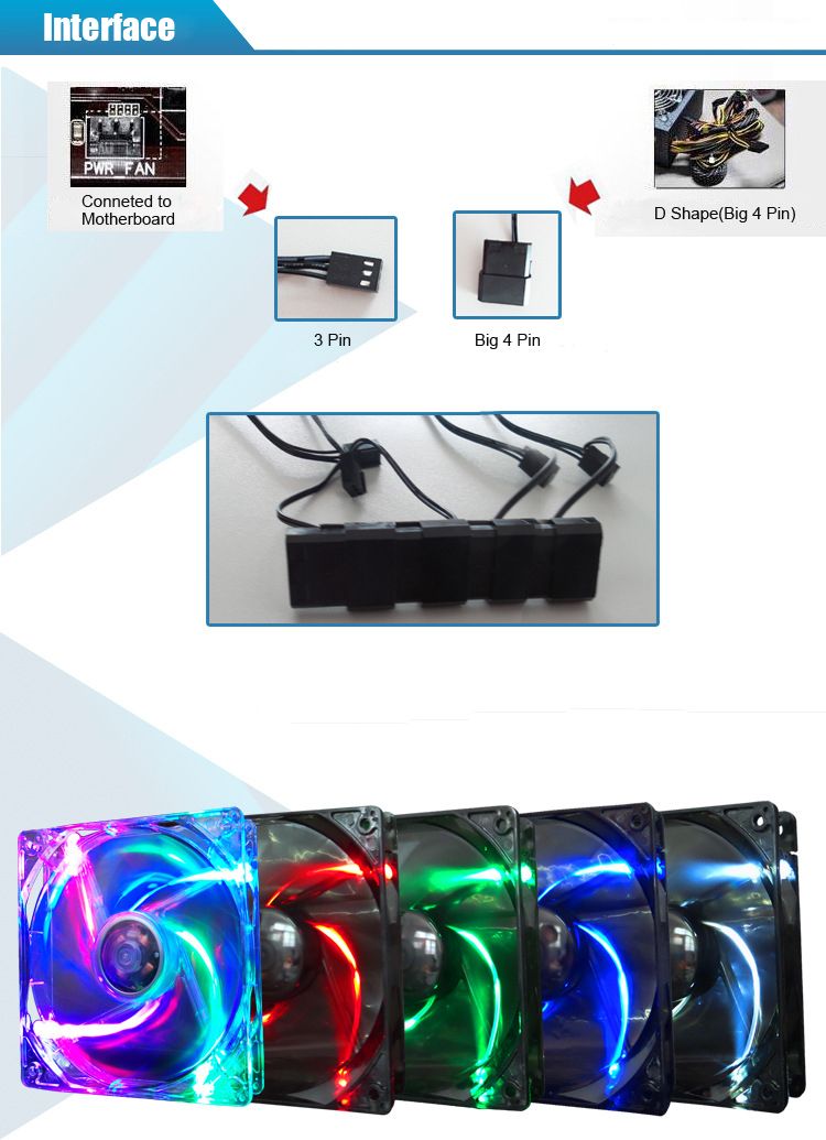 Pccooler-F1210-3-Pin-12CM-Multiple-Colors-Colorful-LED-Computer-Case-Cooler-Cooling-Fan-1171792