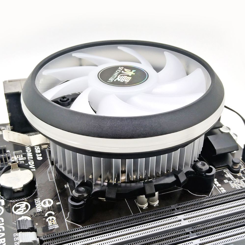 SNOWMAN-CPU-Cooler-RGB-120mm-i3-i5-CPU-Heat-Sink-for-Intel-LGA-775-1150-1151-1155-AMD-AM2-AM3-FM2-3P-1733587