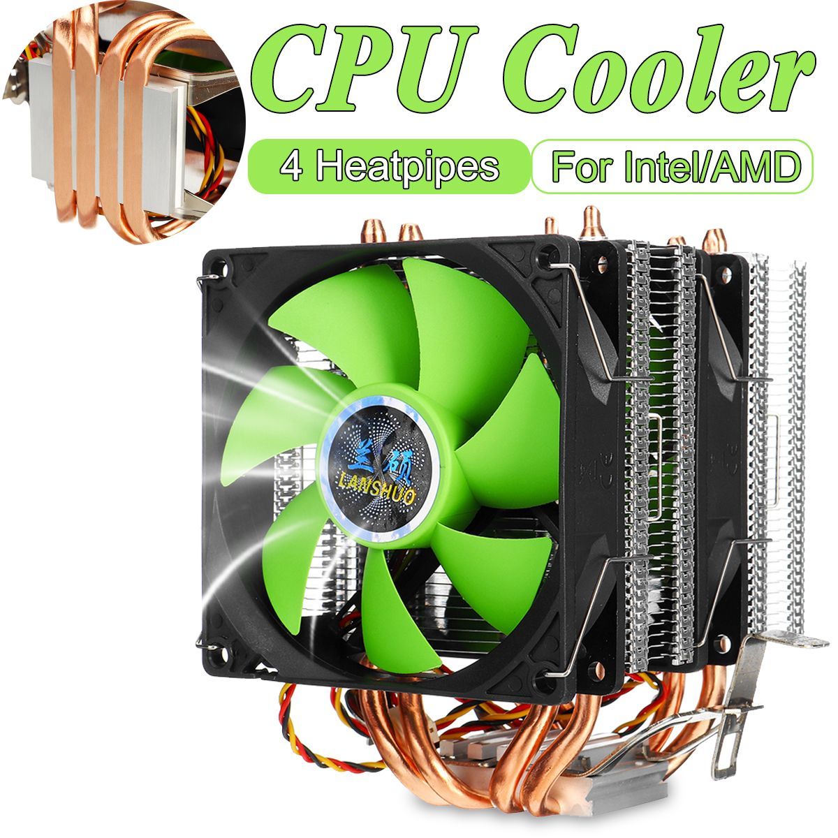 Ultra-Silent-PC-Computer-Fans-2200RPM-50000-hrs-No-lamp-CPU-heat-sink-Fan-Heatsink-Cooler-1707207