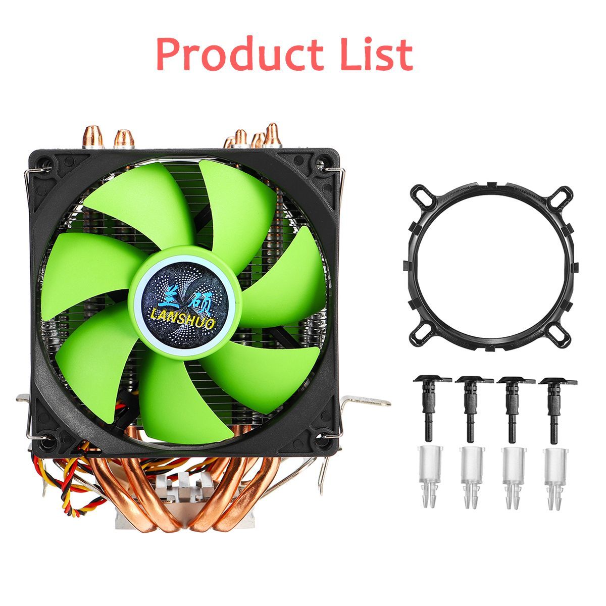 Ultra-Silent-PC-Computer-Fans-2200RPM-50000-hrs-No-lamp-CPU-heat-sink-Fan-Heatsink-Cooler-1707207