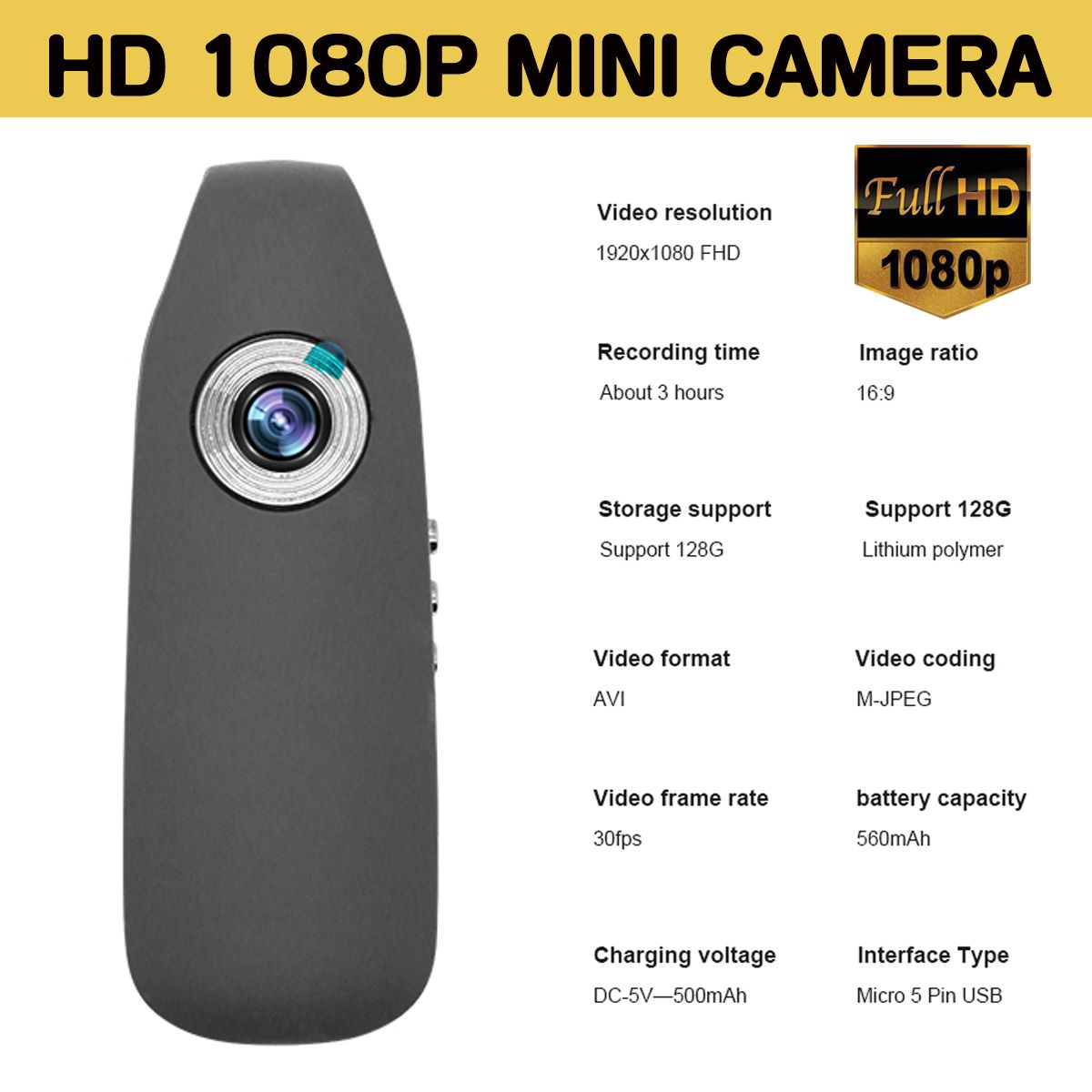 HD-1080P-130deg-Wide-Angle-Movement-Detection-Voice-Recording-Mini-Portable-Camcorder-Rechargeable-S-1702504