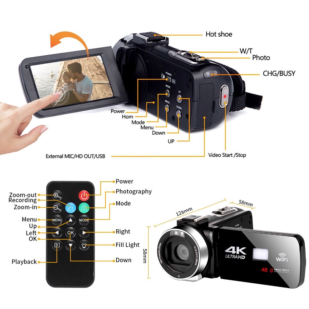 Komery-AF2-4K-48MP-Digital-Camcorder-Wifi-30-inch-Touch-Screen-for-Youbute-Vlogging-Live-Video-Camer-1755597