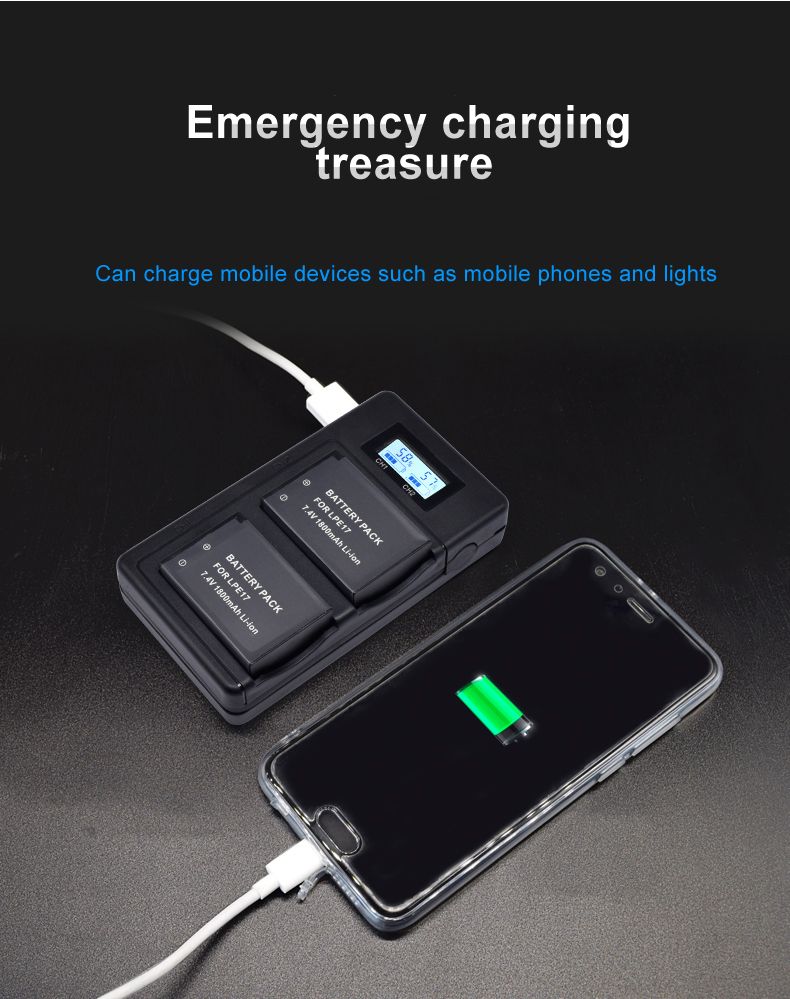 Palo-LP-E17-C-USB-Rechargeable-Battery-Charger-Mobile-Phone-Power-Bank-for-Canon-LP-E17-1344338