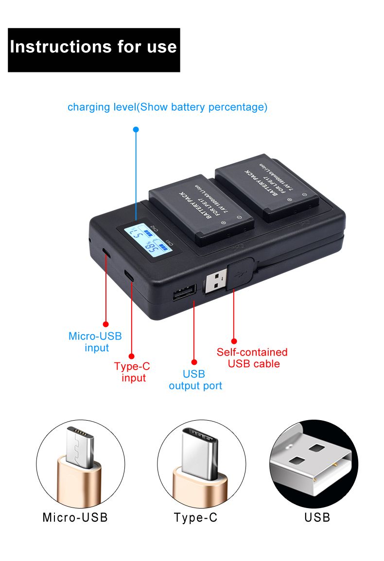 Palo-LP-E17-C-USB-Rechargeable-Battery-Charger-Mobile-Phone-Power-Bank-for-Canon-LP-E17-1344338