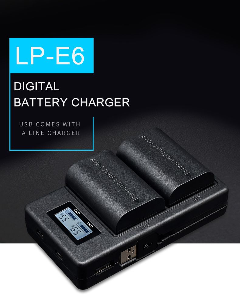 Palo-LP-E6-C-USB-Rechargeable-Battery-Charger-Mobile-Phone-Power-Bank-for-Canon-LP-E6-DSLR-Camera-Ba-1344167