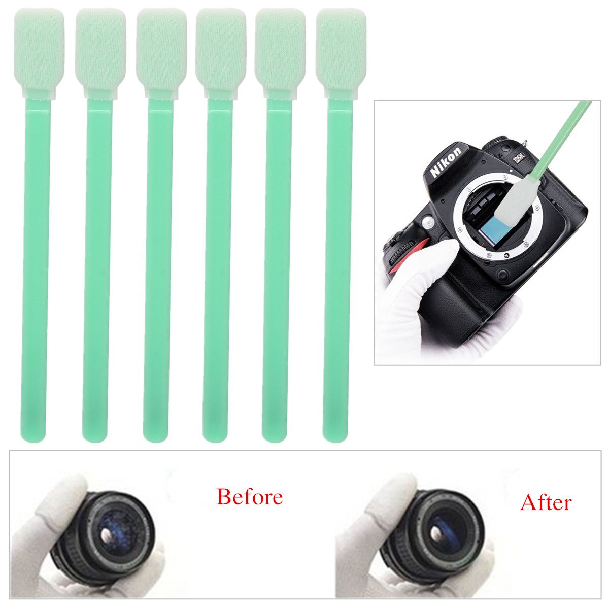 6Pcs-Wet-Sensor-Lens-Cleaning-Stick-CMOS-CCD-Cleaner-Swab-For-Camera-DSLR-SLR-1427513