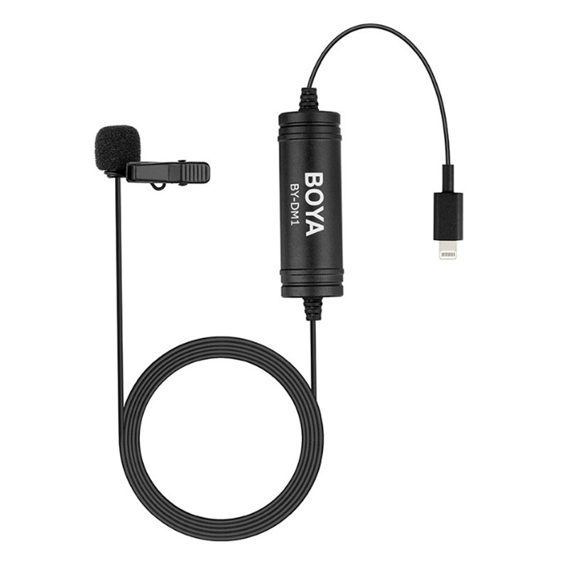 Boya-BY-DM1-Lavalier-Lapel-Microphone-Clip-on-Mic-for-Iphone-X-8-7-Plus-for-iPad-Pro-Mini-4-2-Air-2--1554253