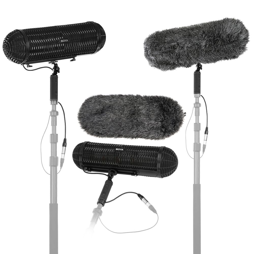 Boya-BY-WS1000-Blimp-Windshield-Suspension-Microphone-System-for-SLR-DSLR-Camera-1550610