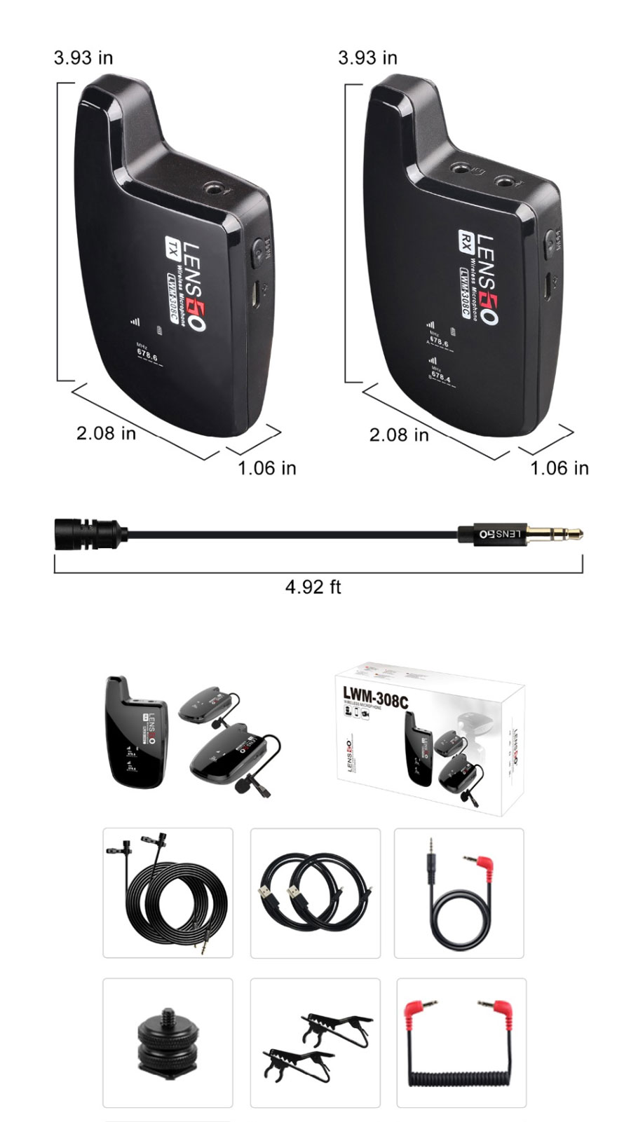 LENSGO-LWM-308C308C-Plus-Interview-Wireless-Lavalier-Lapel-Microphone-System-Transmitter-Receiver-LE-1594647