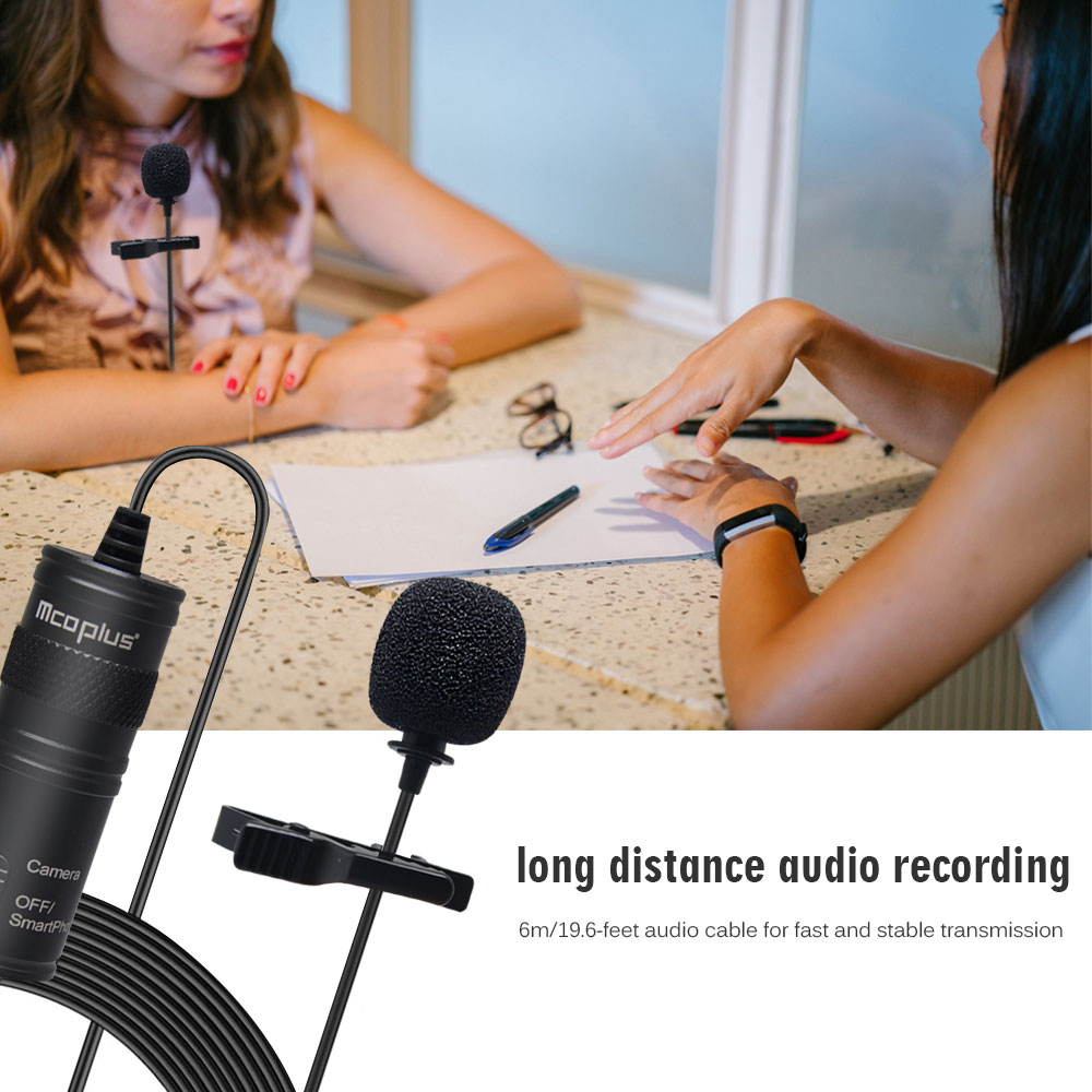 Mcoplus-MCO-LVD600-Lapel-Lavalier-Microphone-Interview-Reception-Vlog-Live-MIC-Recording-Compatible--1731556