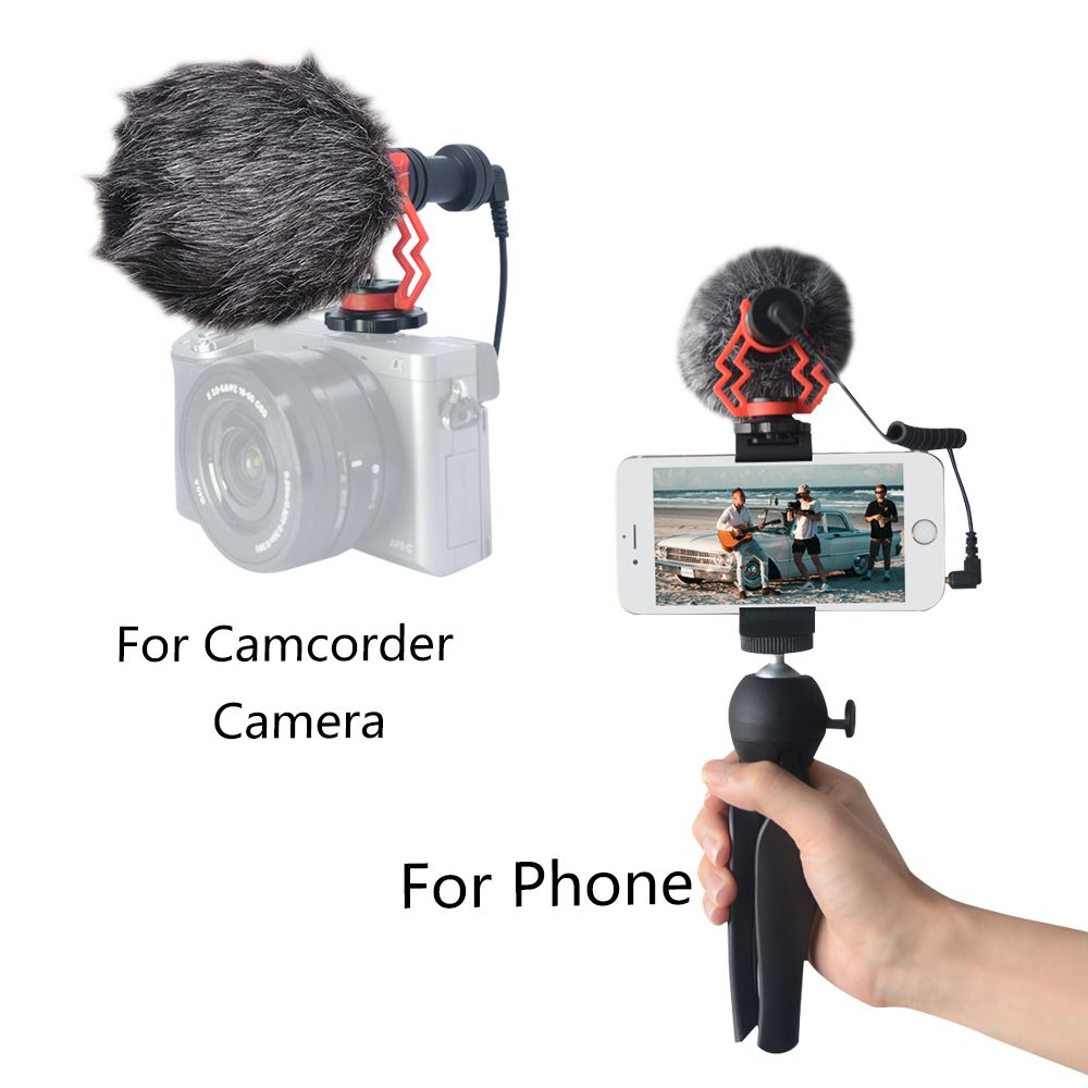 Mcoplus-VM-D02-Professional-Cardioid-Condenser-Microphone-YouTube-Video-Recording-Vlogging-Mic-for-C-1732975