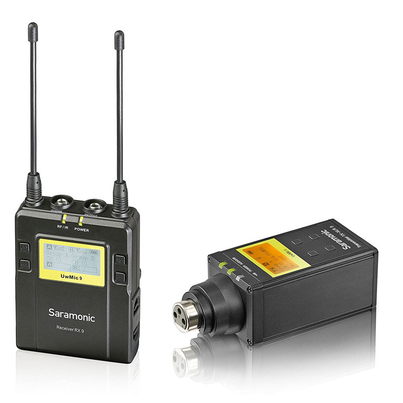 Saramonic-UwMic9-TX-XLR9-UHF-514MHz-596MHz-Wireless-Microphone-Transmitter-for-XLR-Microphone-DSLR-C-1457539
