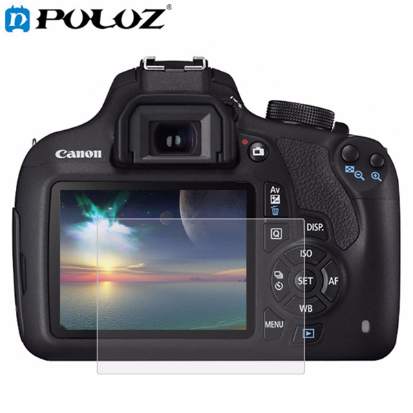 PULUZ-Camera-25D-Curved-Edge-9H-Hardness-Tempered-Glass-Screen-Protector-for-Canon-1200D-1300D-1155690