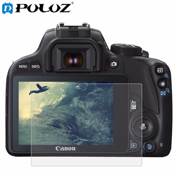 PULUZ-Camera-25D-Curved-Edge-9H-Surface-Hardness-Tempered-Glass-Screen-Protector-for-Canon-100D-M3-1155692