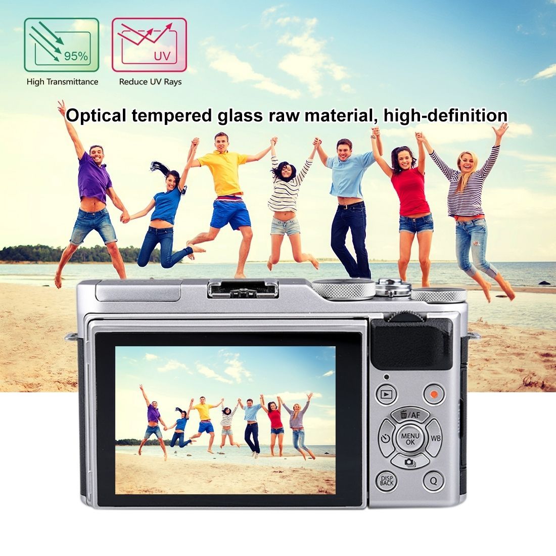 PULUZ-PU5517-Camera-Glass-Screen-Protector-for-DSLR-FUJIFILM-X-A3-1230639