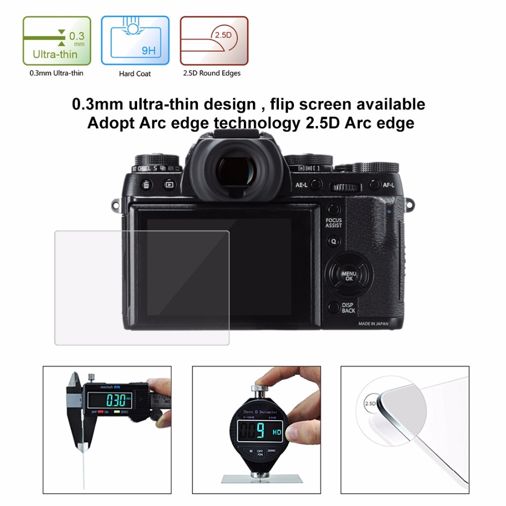 PULUZ-PU5518-Camera-Glass-Screen-Protector-for-Fujifilm-X-T1-X-T2-1230069