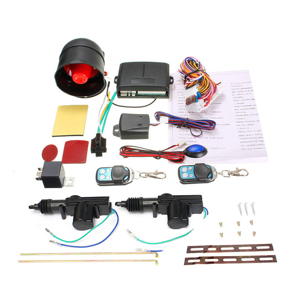 Universal-Vehicle-Central-Locking-Remote-Kit-Car-Alarm-Immobiliser-Shock-Sensor-995163