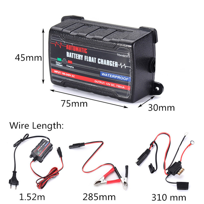 Battery-Charger-Maintainer-Trickle-RV-Car-Truck-Motorcycle-Waterproof-Automatic-1214233