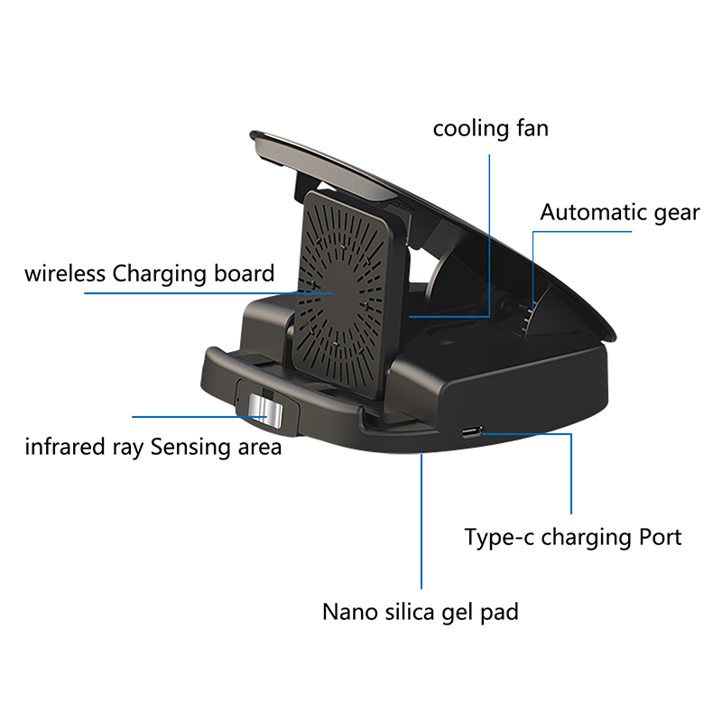 10W-Smart-Wireless-Car-Charger-Stable-Mobile-Phone-Holder-Infrared-Touch-Sensor-Fast-Charging-with-A-1762083