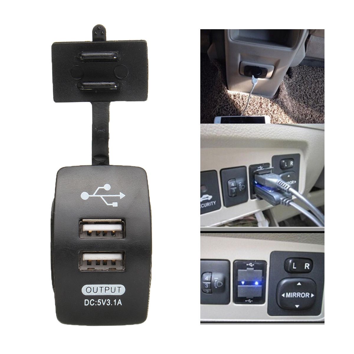 1224V-Car-Dual-Port-USB-Waterproof-Car-Cigarette-Power-Charger-Socket-Plug-1126259