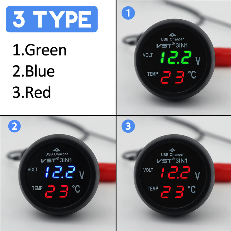 1Pcs-3-In-1-Car-Digital-LED-Thermometer-USB-Charger-Lighter-Voltmeter-1619319