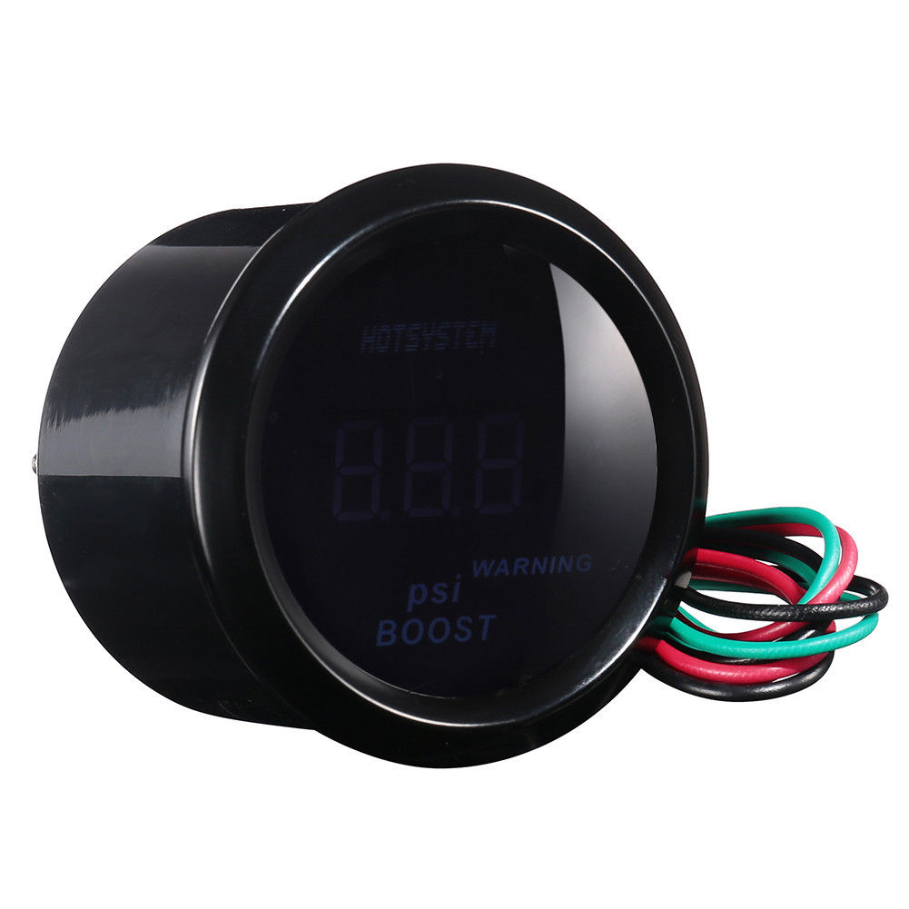 2-Inch-52mm-HOTSYSTEM-Digital-Red-LED-Electronic-PSI-Boost-Gauge-For-Car-Auto-Motor-1235576