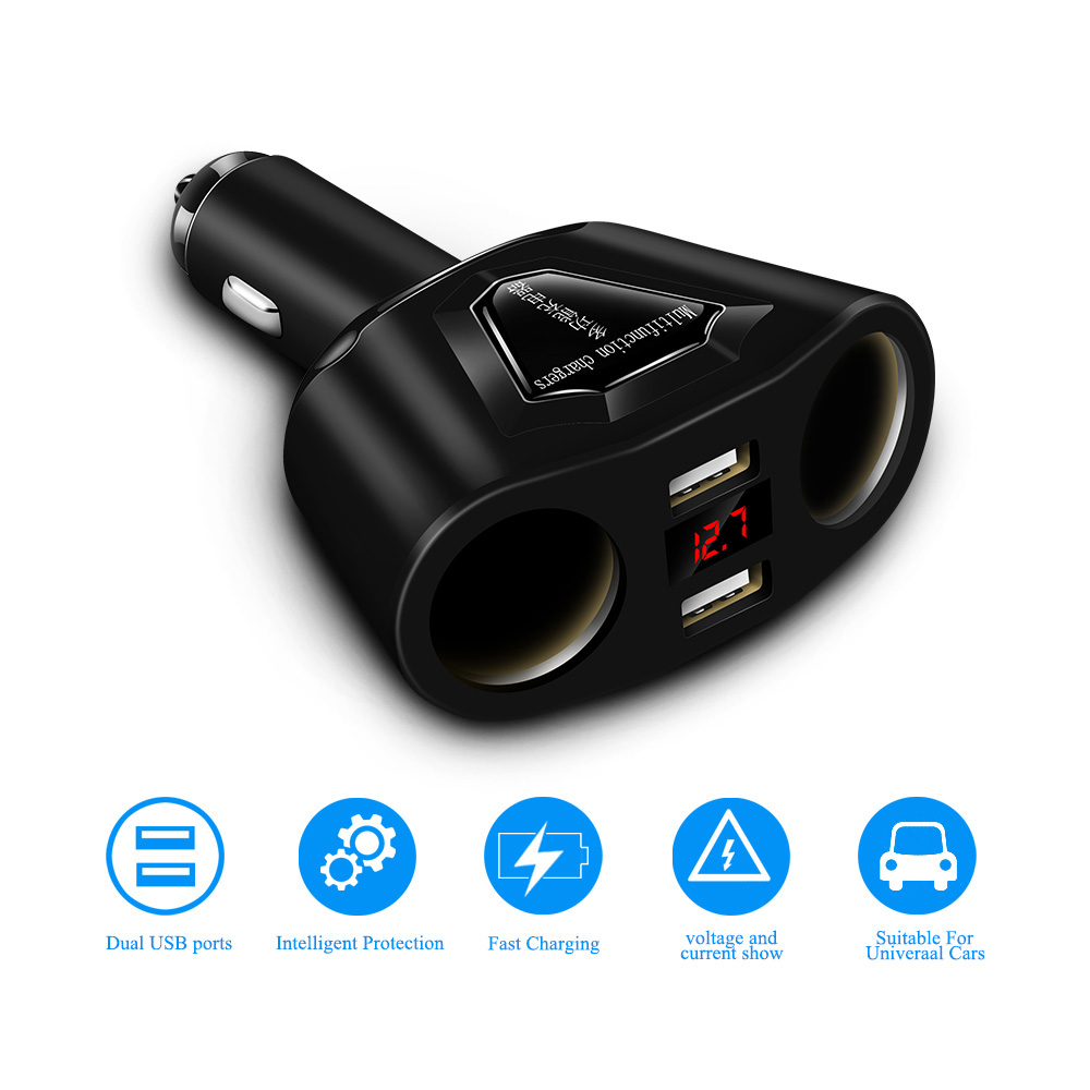 31A-Dual-USB-Car-Charger-Cigarette-Lighter-Sockets-120W-Power-Support-Display-Current-Volmeter-1238726