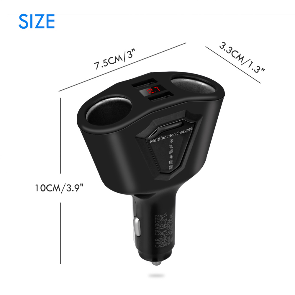 31A-Dual-USB-Car-Charger-Cigarette-Lighter-Sockets-120W-Power-Support-Display-Current-Volmeter-1238726