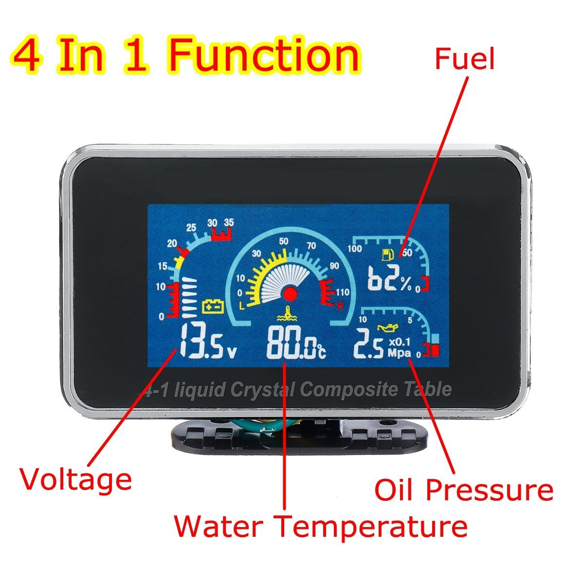 4-in-1-LCD-Car-Digital-ALARM-Gauge-Voltmeter-Oil-Pressure-Fuel-Water-Temp-12-24v-1659349