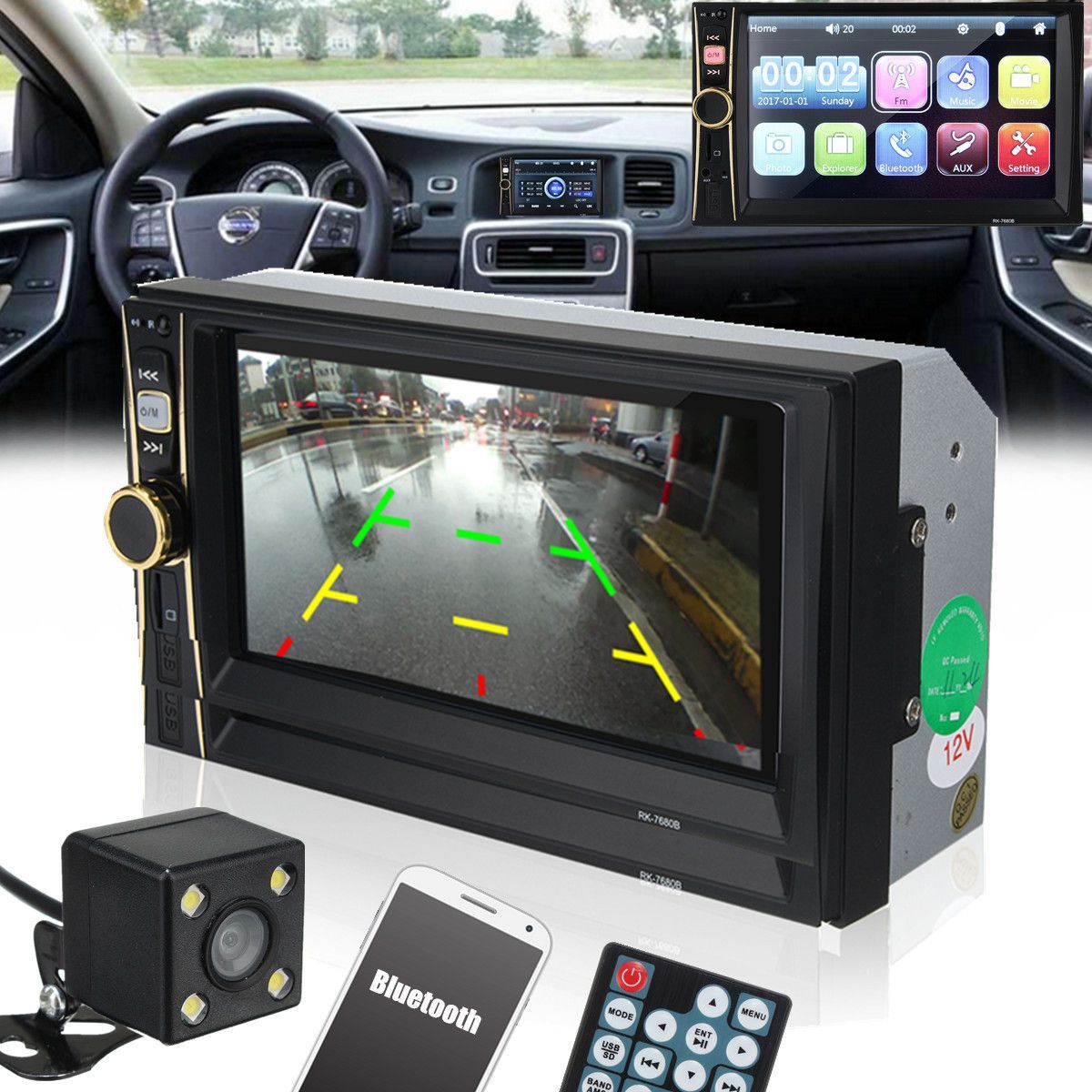 66-Inch-2-DIN-bluetooth-Car-Stereo-MP5-Player-FM-Touch-Screen-Mirror-Link-Rear-Camera-1134735