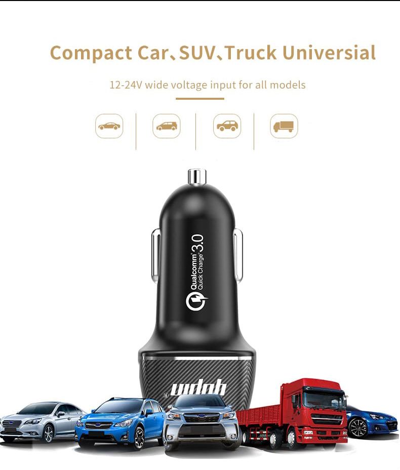 6A-Trickle-QC30-Fast-Charging-Mini-Protocol-Car-Charger-35Minute-UP-to-80-1540838