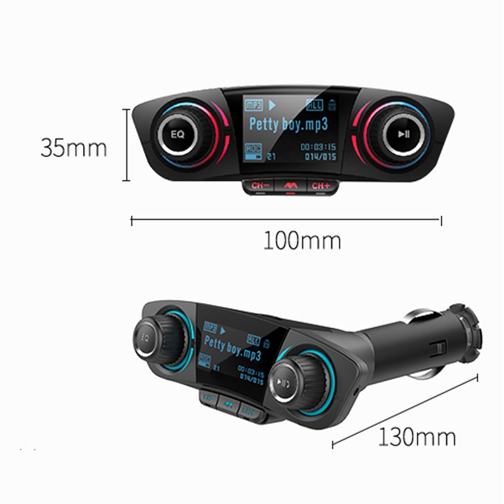 ACCNIC-LED-Hands-Free-Wireless-Bluetooth40-FM-Transmitter-Aux-Modulator-Car-Auto-Audio-MP3-Player-Du-1569902
