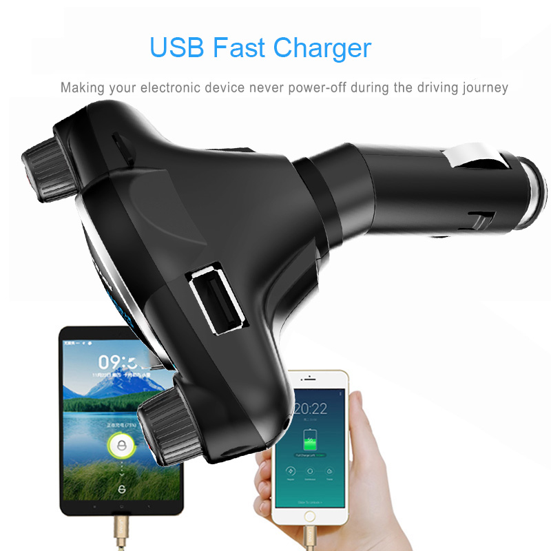 ACCNIC-Stylish-FM-Modulator-HandsFree-Wireless-bluetooth-Car-Charger-Kit-TF-USB-Music-Receiver-Adatp-1569689