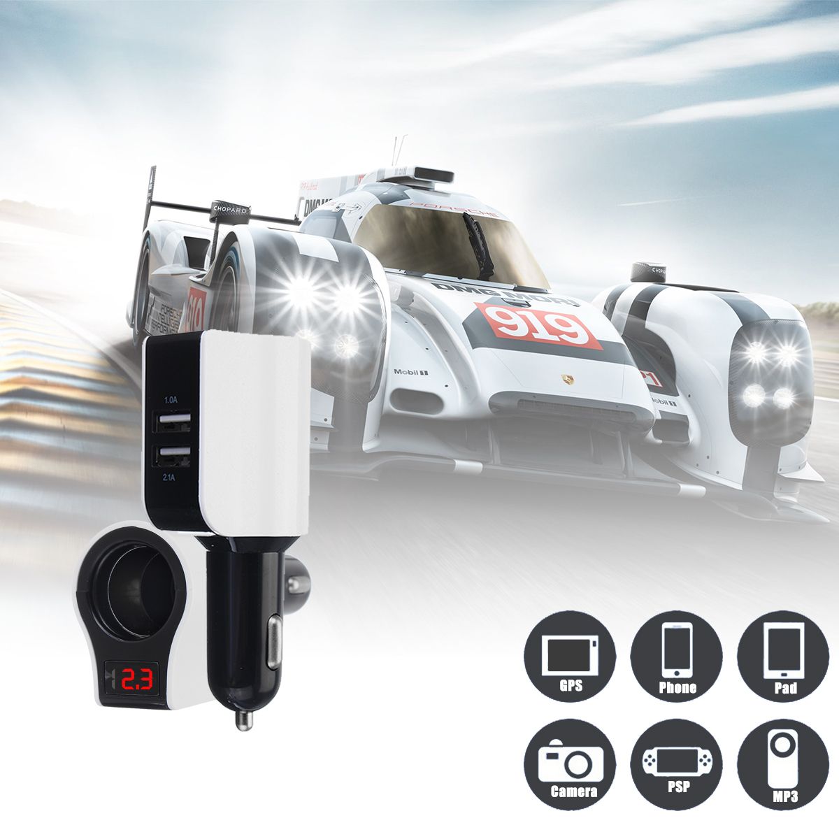 Dual-USB-Car-Charger-Adapter-LED-Display-Fast-Charging-for-Phone-Pad-GPS-31A-1225797