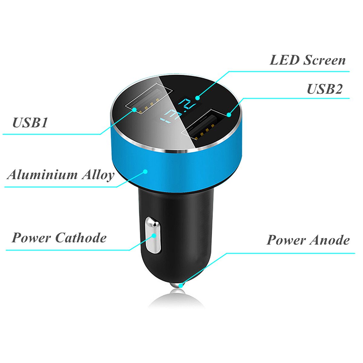 Dual-USB-Car-Fast-Charger-Adapter-LED-Display-for-Phone-Universal-1260430