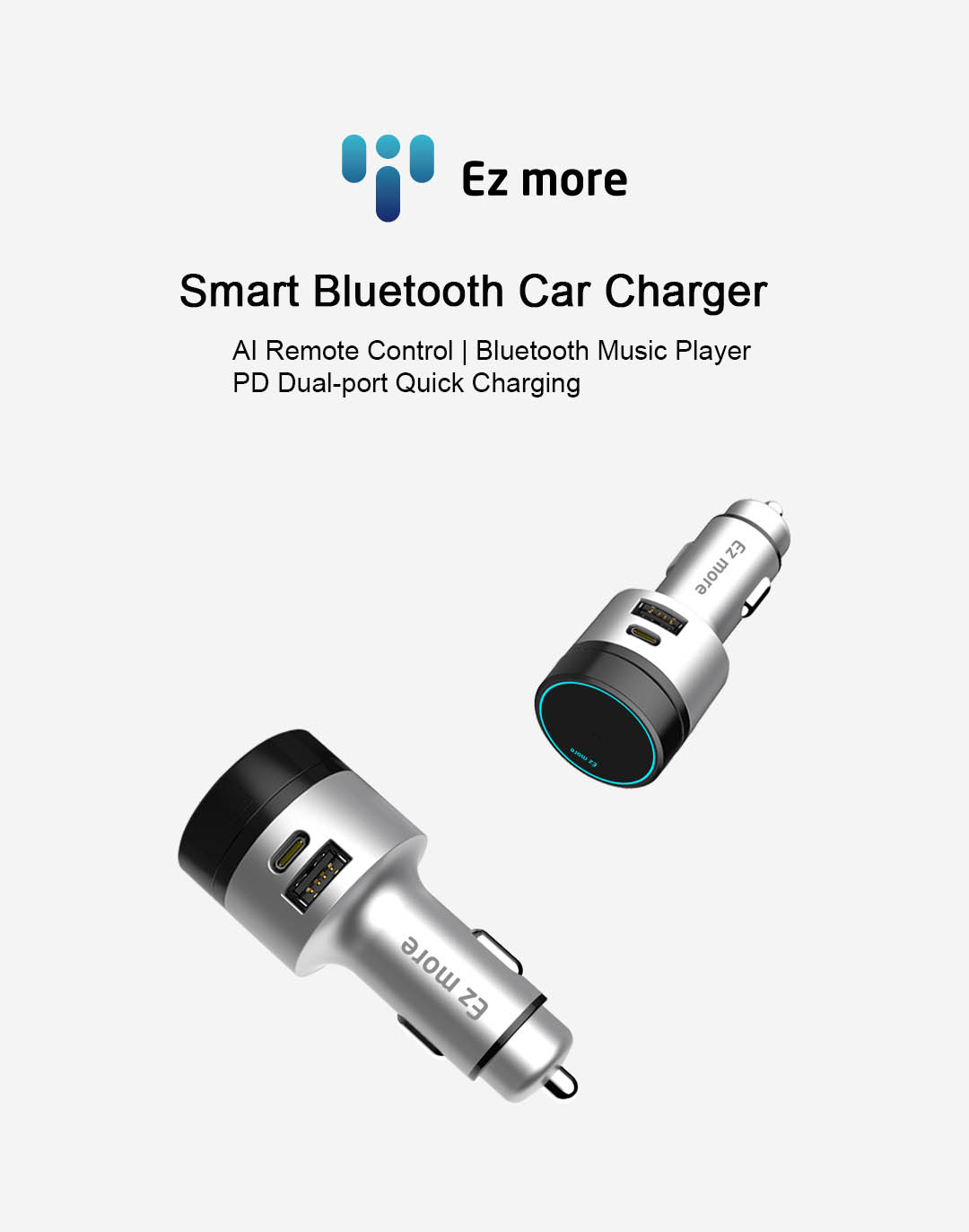 Ez-more-Smart-Bluetooth-Car-Charger-Ti20-AI-Intelligent-Gesture-Control-From-1608980