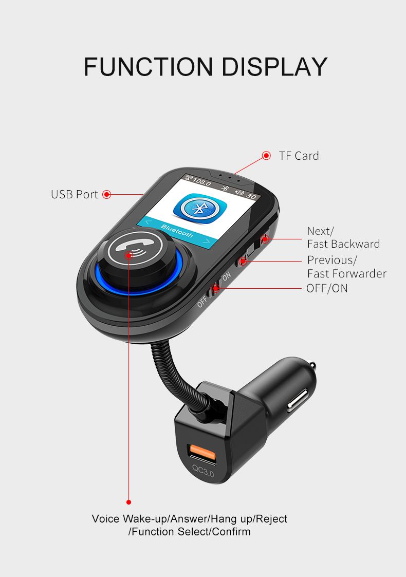 G45-18-Inch-Colorful-QC30-Fast-Car-Charger-Bluetooth-MP3-Player-EQ-Audio-Frequency-FM-Transmitter-1600728