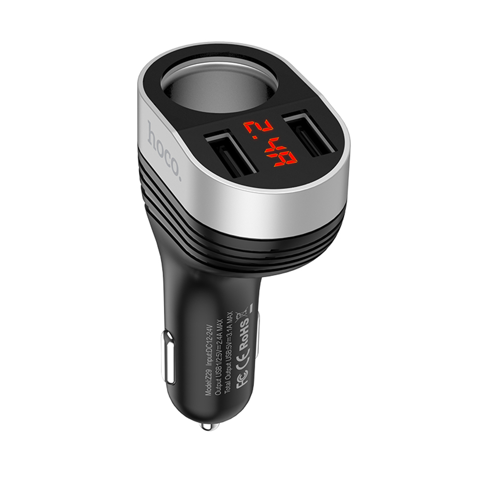 HOCO-Z29-Dual-USB-Car-LED-Mobile-Phone-Charger-31A-Charger-Digital-Display-Car-Charger-1380102