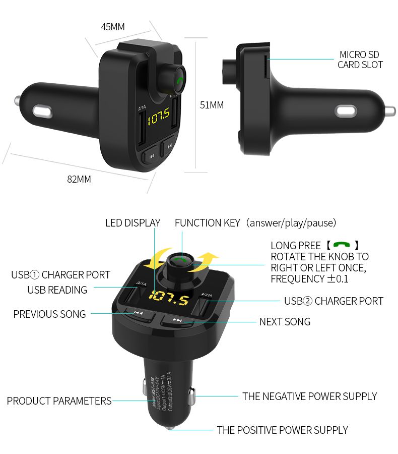 Mini-LED-Display-Dual-USB-31A-FM-Transmitter-Car-Charger-bluetooth-Hands-free-Noise-Cancellatio-Kit-1340656