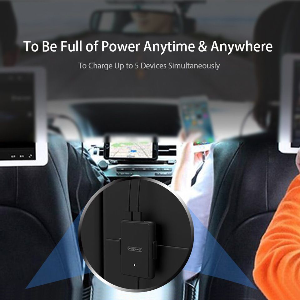 NTONPOWER-UCP-5P-Car-Charger-with-18m-Extension-Adapter-Quick-Charge-30-for-Smartphone-1280957