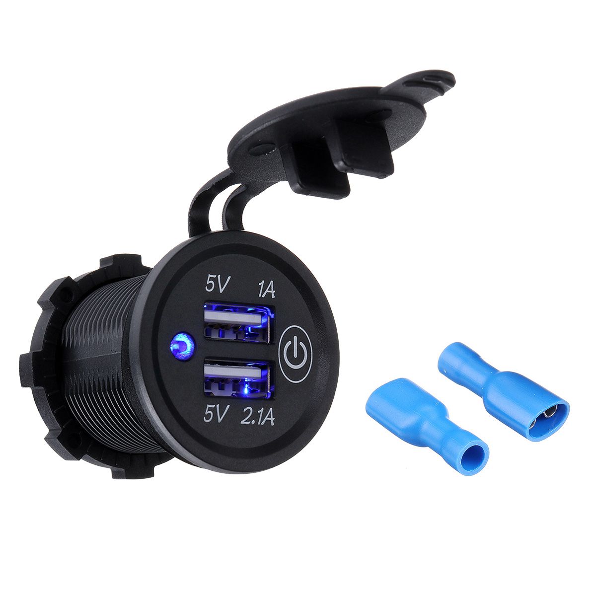 P1-S-Touch-Switch-21A1A-Dual-USB-Car-Motorized-Motor-Home-Modified-Charger-Mobile-Phone-12-24V-with--1534301