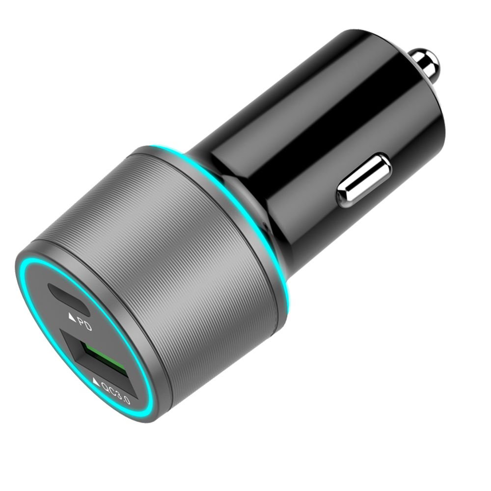 QC-30-Car-Charger-Metal-Double-Aperture-PD-Two-In-One-Car-Charger-1361811