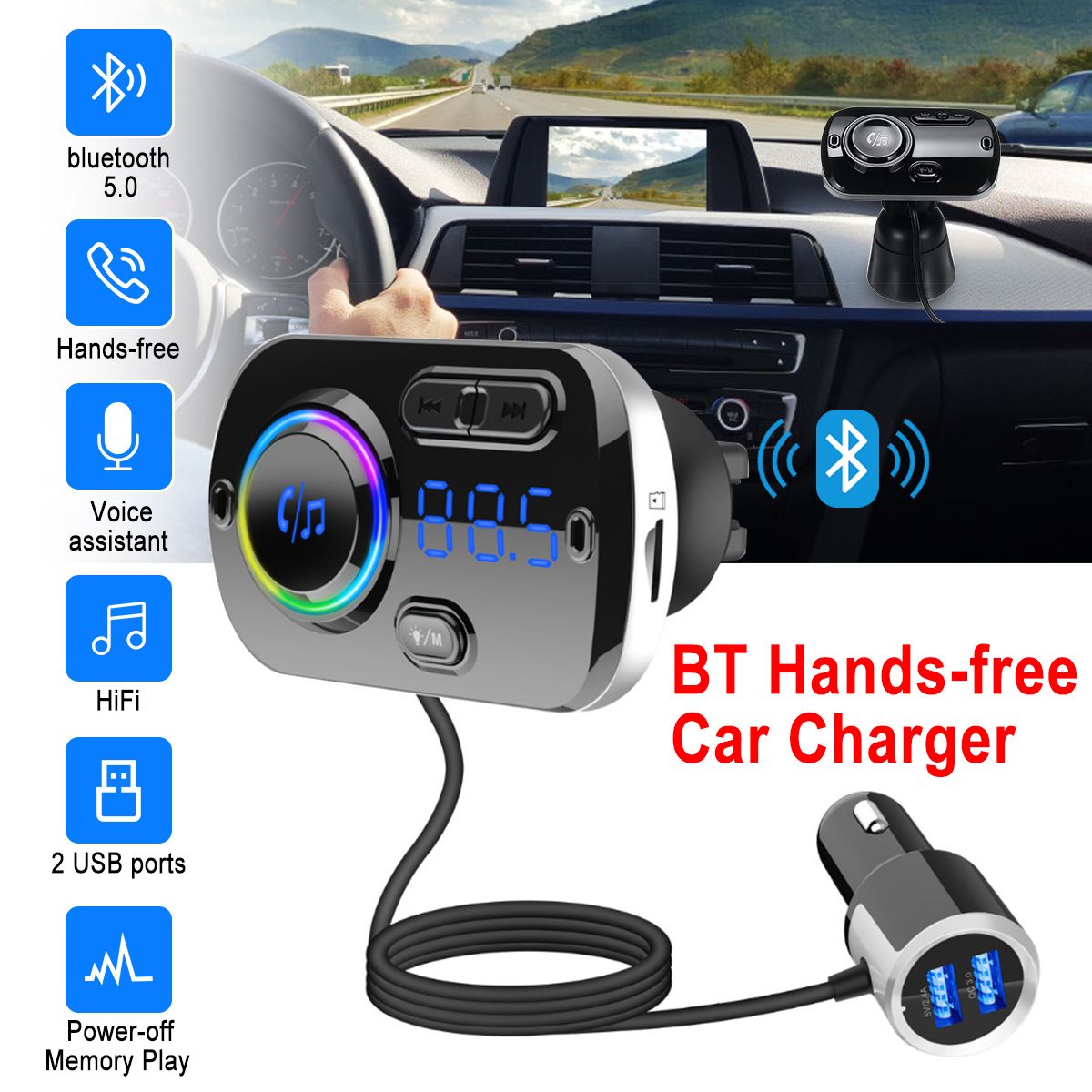 QC-30-USB-Charger-bluetooth-50-FM-Transmitter-Handsfree-Car-Kit-MP3-Player-1580121