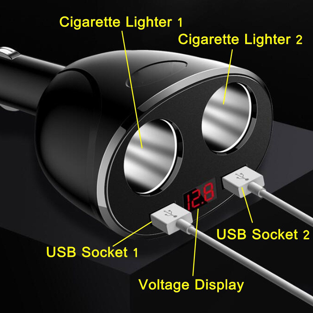 QC30-C-igarette-Lig-hter-Car-USB-12V-24V-2-Port-Charger-Socket-Splitter-Plug-Adapter-Car-Charger-2in-1543931