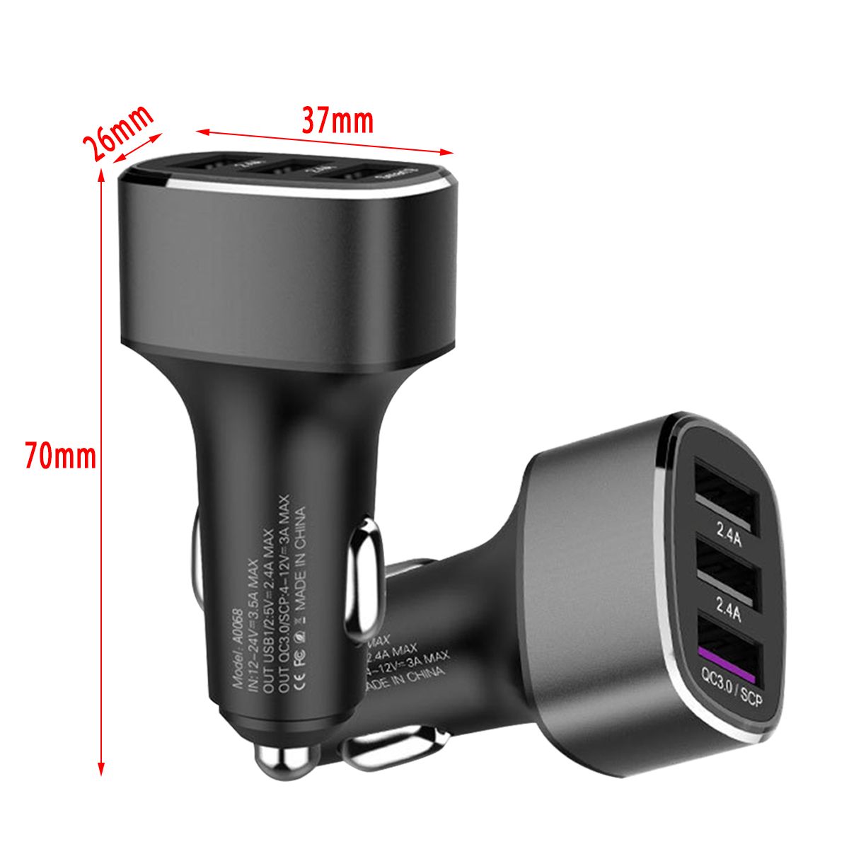 QC30-Super-Fast-Charge-Dual-24A-Car-USB-Charger-for-Huawei-Samsung-Apple-Phone-1481651