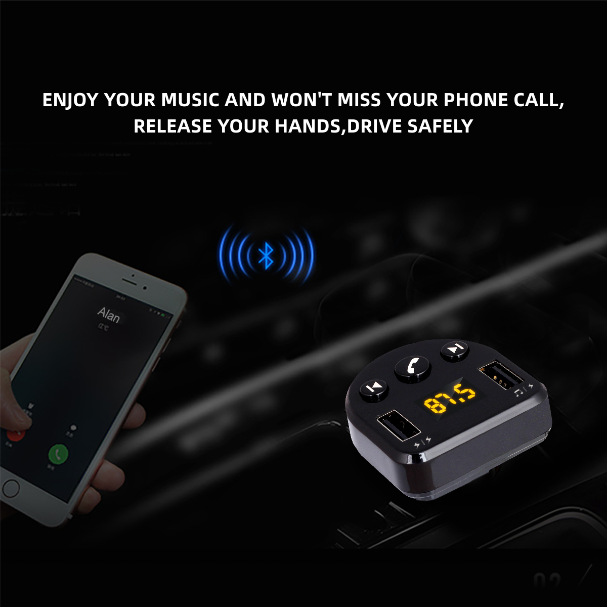 T852-Car-Charger-MP3-Player-Smart-Dual-USB-bluetooth-Receiver-Transmitter-Playback-Hands-free-FM-1567246