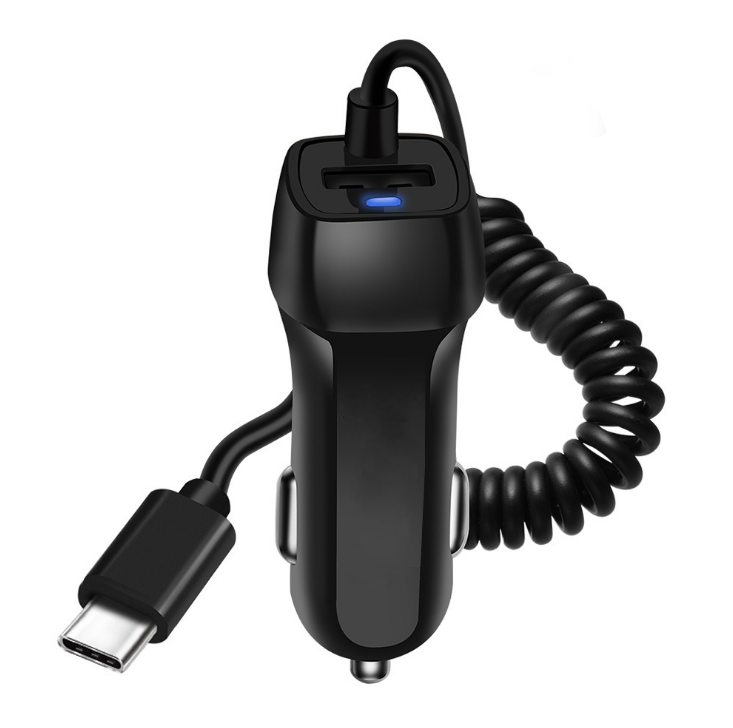 TYPE-C-Interface-24A-USB-Fast-Charge-Car-Charger-with-15-Meters-Spring-Line-1552983
